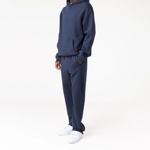 Chándales de Invierno de Diseño Personalizado al por Mayor, Transpirables, Casuales, con Capucha, Lavado Ácido, Sólidos, de Alta Calidad, Unisex - Product Image 1