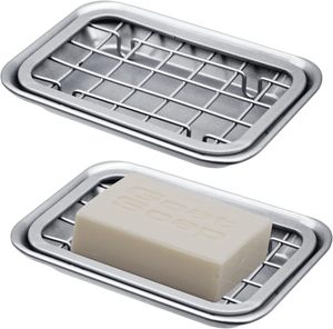 Jabonera de Metal para Ducha con Diseño Higiénico, Mantiene el Jabón Seco y Limpio, Solución de Almacenamiento para Baños y Duchas Organizadas - Product Image 1