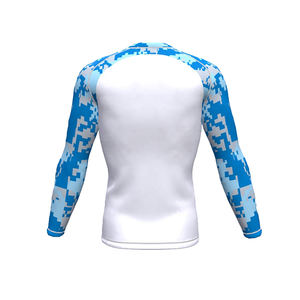 Camiseta de Natación con Protección Solar, Manga Larga, Tejido UPF, Material de Secado Rápido, Previene Daños por el Sol en el Agua - Product Image 2