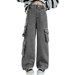 Women's Fashion Solid Color Mid-Waist <b>Stretch</b> Ripped Jeans Plus Size Casual Summer Skinny <b>Denim</b> with Button Decoration - Product Image 1