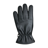 Gants de sécurité unisexes en cuir de chèvre noir sur mesure, doublure en Kevlar, résistants aux coupures, aux produits chimiques et thermiques, prix de gros