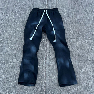 กางเกงวอร์มแขนยาวสำหรับผู้ชายผ้าคอตตอนผ้าเกล็ดปลากางเกงวอร์มขาบานสำหรับกันแดดออกแบบโลโก้ได้ตามต้องการ - Product Image 3