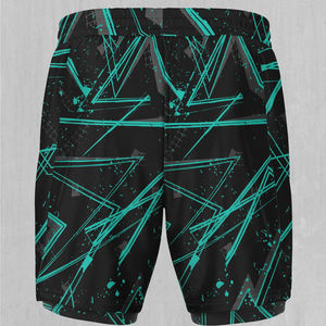 Ropa de baño Material de secado rápido hecho pantalones cortos de sublimación para hombres/cierre de cordón personalizado pantalones cortos de sublimación para hombres transpirables - Product Image 5