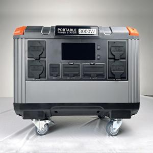 Professional Factory for Sale <strong>Solar</strong> Portable Station 3000W AC Charging UPS Battery Pack MPPT LiFePO4 Pure Sine Wave for Car Use - Product Image 1