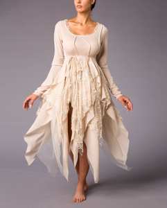 Tendance 2024 Vêtements pour femmes Robe maxi imprimée Robe maxi bleue unie à manches longues Robe légère Confort estival - Product Image 5