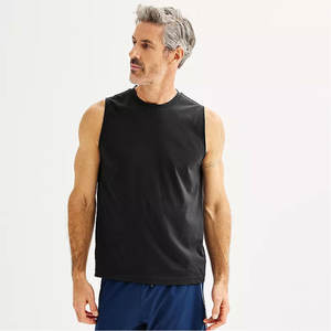 Débardeur en coton biologique pour hommes à la mode au design personnalisé vente en gros débardeur de sport pour hommes au design personnalisé nouveau - Product Image 4