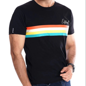 เสื้อยืดนิตติ้งแนวลำลองของผู้ชาย2025พอดีตัวเสื้อยืดแบบถักแนวขวางสำหรับสวมใส่สบายออกแบบได้ตามต้องการ - Product Image 3