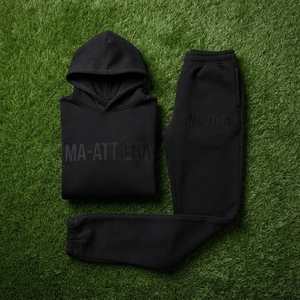 Womens Black Fleece Hoodie Tracksuit <b>Set</b> Pullover Sweatshirt <b>Jogger</b> Pants <b>Matching</b> Casual Sportswear Loungewear - Product Image 6