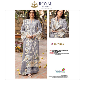 Fournisseur mondial de vêtements indiens pour les fêtes et les festivals, en coton avec imprimé Kotta, dupatta, broderie, ensemble de costume - Product Image 4