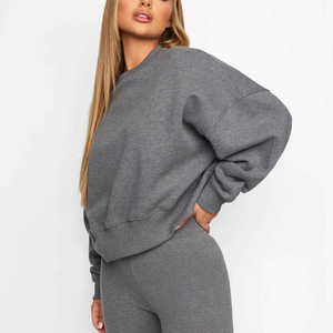 Nueva venta al por mayor de cuello redondo sudadera hombres y mujeres sudaderas de algodón de poliéster de alta calidad - Product Image 5