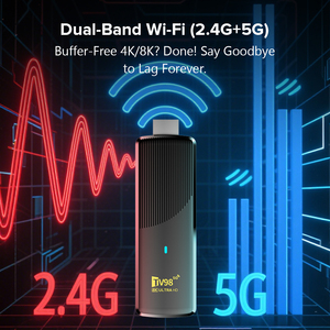 Tv98 ATV X9 H313 thông minh lửa tv thanh Allwinner H313 8K <span class=keywords><strong>Android</strong></span> 14.0 2/16GB 2.4G/5G Wifi 6 Quad Core Bộ vi xử lý 8K TVBOX <span class=keywords><strong>Dongle</strong></span> - Product Image 5