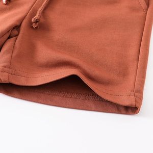 Pantalones cortos de algodón de Color sólido personalizados de alta calidad 100% algodón polar entrenamiento Joggers correr Casual francés Terry niños pantalones cortos de sudor - Product Image 3