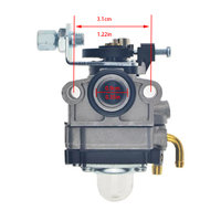 Carburateur 4 temps avec vis de réglage pour Honda 140F Gx31 UT31 Fg100 Débroussailleuse Coupe-herbe Machine de jardin Carburateur