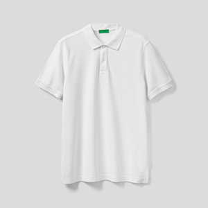 เสื้อโปโลสำหรับผู้ชายไซส์ใหญ่พิเศษผ้าคอตตอนแบบลำลองระบายอากาศสีพื้นโลโก้ตามสั่ง - Product Image 1