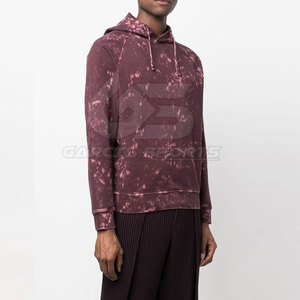 เสื้อฮู้ดผู้ชายผ้าคอตตอนผสมกรดเสื้อสวมหัวสไตล์สตรีทแวร์สไตล์วินเทจสำหรับแฟชั่นลำลองที่ทันสมัย - Product Image 3