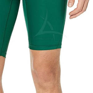 Pantalones Cortos de Compresión para Hombre, Logotipo Personalizado, MOQ Bajo, Cintura Elástica, Estilo Casual, Color Sólido, para Correr y Gimnasio - Product Image 3