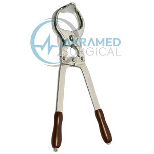 Fórceps de castración de acero inoxidable de gran calidad Fuente de alimentación manual para instrumentos quirúrgicos ¡Base a la venta! - Product Image 1