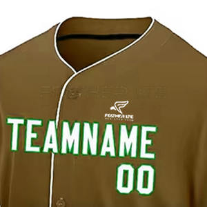 เครื่องแบบเสื้อเบสบอลสำหรับผู้ใหญ่เครื่องแบบทีม - Product Image 6