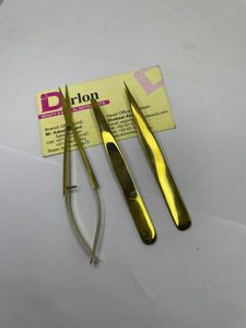 Pince à épiler à sourcils Plasma or professionnel Logo personnalisé pince à épiler beauté sourcils pointes obliques pince à épiler sourcils - Product Image 6