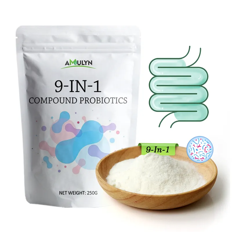 AMULYN Supply Nine-Strains Complex Probiotic 9-In-1 Compound Probiotics Powder 10-100 Billion CFU/g