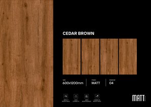 กระเบื้องผิวด้านพอร์ซเลนที่ทันสมัยขนาด600x1200 | พื้นผิวผนังรูปแบบขนาดใหญ่มีสไตล์กันลื่นคุณภาพส่งออก - Product Image 2