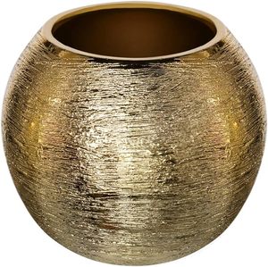 การออกแบบล่าสุดโลหะทองแจกันดอกไม้สําหรับวินเทจโบราณตกแต่งบ้านแจกันดอกไม้โลหะทอง - ขนาดเล็ก - Product Image 1