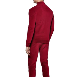 Conjunto de chándal de terciopelo con logotipo personalizado para hombre, sudadera, pantalones de chándal de gimnasio, chándal de algodón de invierno bordado, MUKKA SPORTS - Product Image 2