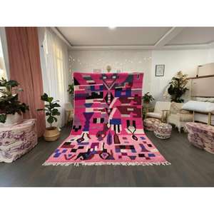 Alfombras marroquíes hechas a mano de lana, auténticas alfombras bereberes, lana natural, artesanía, personalizables en tamaño y colores, alta calidad - Product Image 1