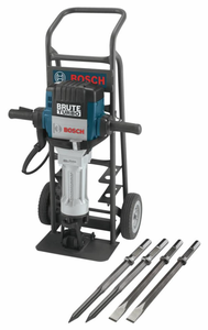 Marteau briseur Turbos avec chariot de luxe, 15 ampères, 2500 watts, compatible AC/DC - Product Image 2