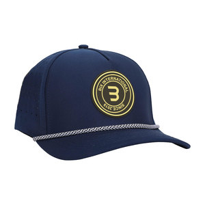 หมวกกอล์ฟปักด้วยมือ3D ออกแบบได้ตามต้องการผ้ากันน้ำ5แผงสไตล์วินเทจสไตล์สปอร์ต - Product Image 2