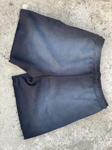 Verano Streetwear Casual Baggy desgastado francés Terry sudor algodón personalizado parche ácido lavado hombres pantalones cortos de moda para hombres - Product Image 2