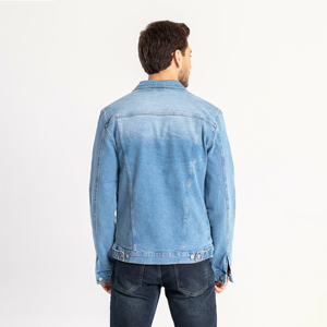 <b>Men's</b> Jean <b>Jacket</b> Street-wear <b>Flight</b> <b>Jacket</b> Denim <b>Jacket</b> <b>Men</b> Brand Casual Fashion <b>Men</b> High Quality Made in Pakistan - Product Image 4