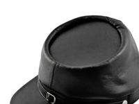 Gorras y Sombreros Kepi Confederados de Cuero de Reproducción Histórica Americana de la Más Alta Calidad