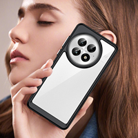 Nouvelle coque de téléphone en TPU souple transparente avec boutons électro-plaqués en acrylique coloré pour OnePlus 13 12 11 Nord 4