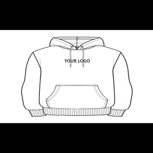 Sweat-shirt à capuche lourd de 400 g/m² sans cordon de serrage, fabriqué en usine, lavé à l'acide, en tissu éponge français, surdimensionné, sweat-shirt vierge - Product Image 2