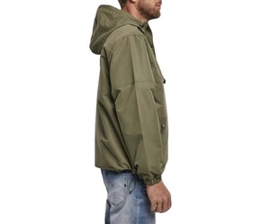 Veste coupe-vent réfléchissante personnalisée d'usine OEM et veste coupe-vent en nylon pour hommes - Product Image 2