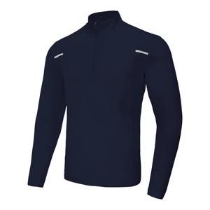 Wholesale Custom Gym Quarter Zip Pullover Golf Fitness Compression Quarter Zip Polyester Fleece Men's Long Sleeve - Product Image 6