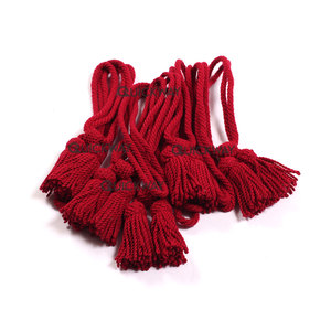 2024 personnalisé Mahroon couleur haute qualité uniforme de cérémonie chapeau cordon confortable en vrac quantité vente - Product Image 1