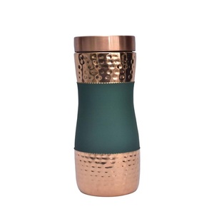 Antique Etched Pure Copper <b>Bottle</b> Hammered Engraved Bedroom Drinkware Anniversary Gifts From Z Crafts - Product Image 3