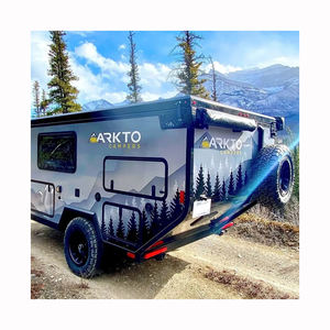 Remolque de viaje de servicio pesado RV con sistema de enfriamiento de calefacción de aislamiento y neumáticos duraderos para acampar durante toda la temporada - Product Image 4