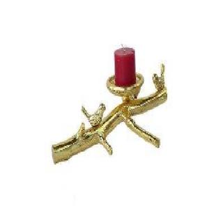 Golden Plated Stylish Set Of 2 <b>Candle</b> Stick Holder Floral Design Unique Modern Antique Fancy <b>Flower</b> Lotus Design <b>Candle</b> Holder - Product Image 3