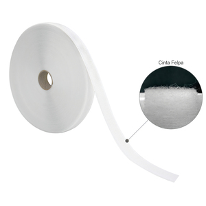 Nastro Adesivo in Velcro Bianco, Peluche, Rotolo da 25 Metri - Product Image 1