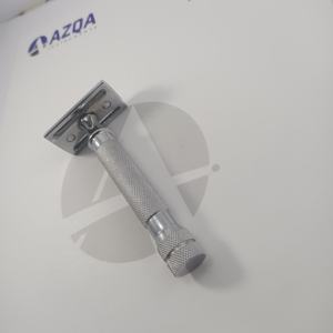 Rasoir de sécurité en chrome de qualité barbier pour un rasage précis et confortable - Product Image 5