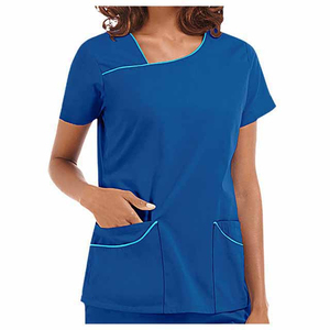 Personnaliser soins infirmiers médicaux col en V hommes gommage hôpital uniforme gommage ensemble médecin uniforme pour femme - Product Image 4