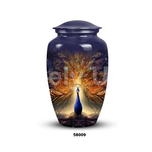 โกศอลูมิเนียมสำหรับผู้ใหญ่ขี้เถ้าของมนุษย์ตกแต่งโกศขนาดใหญ่พร้อมถุงกำมะหยี่ฟรี - Product Image 6