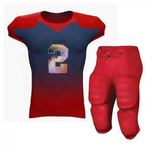 Prix d'usine Sublimation Polyester Mesh Maillot de match de football américain Maillots personnalisés Uniforme de football américain - Product Image 2