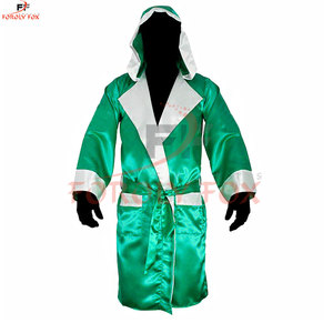 New Design Fashionable Boxing Robe Full Length Custom Design Boxing Robe With Hood Best Quality Boxing Robe - Product Image 6