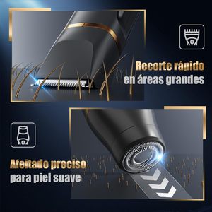 Afeitadora Eléctrica USB con Pantalla LED para Mujer, Impermeable IPX7, con 4 Peines de Precisión para Rostro y Cuerpo, para Uso en Hoteles - Product Image 6