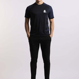 Camiseta de Hombre Personalizada de Dos Colores, Corte Regular, Manga Corta Raglán, Camiseta de Béisbol, Algodón al por Mayor - Product Image 5