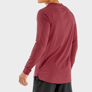 เสื้อยืดแขนยาวผู้ชายใหม่ล่าสุดสวมใส่สบายระบายอากาศได้ดี - Product Image 2